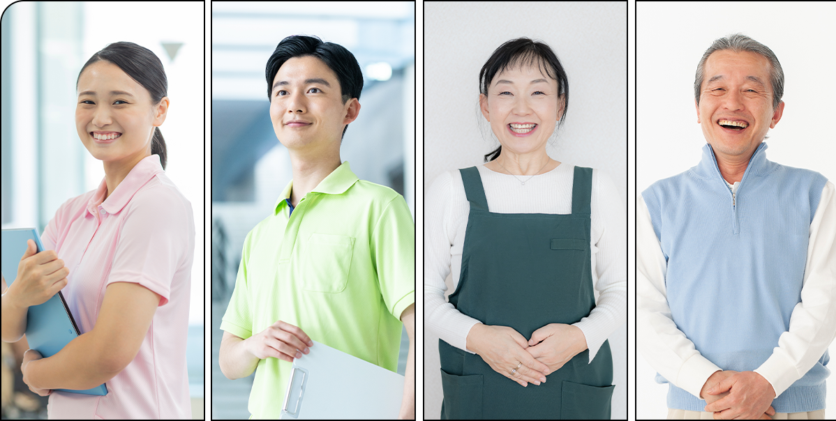 福祉の仕事に携わる人物